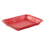 Genpak Supermarket Tray, 7.25 x 9.25 x 1.1, Rose, 125 Trays/Bag, 4 Bags/Carton View Product Image