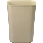 Rubbermaid Commercial Fire-Resistant Wastebasket, Rectangular, Fiberglass, 10 gal, Beige View Product Image