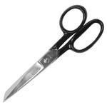 Clauss Hot Forged Carbon Steel Shears, 7" Long, 3.13" Cut Length, Black Straight Handle View Product Image