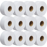 Scott Essential JRT Jumbo Roll Bathroom Tissue, Septic Safe, 1-Ply, White, 2000 ft, 12 Rolls/Carton View Product Image