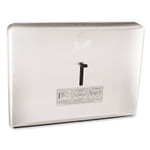 Scott Personal Seat Cover Dispenser, 16.6 x 2.5 x 12.3, Stainless Steel View Product Image