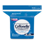 Cottonelle Fresh Care Flushable Cleansing Cloths, White, 5x7 1/4, 168/Pack,8 Pack/Carton View Product Image