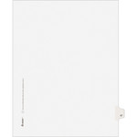 Avery Preprinted Legal Exhibit Side Tab Index Dividers, Avery Style, 10-Tab, 47, 11 x 8.5, White, 25/Pack, (1047) View Product Image