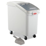 Rubbermaid Commercial ProSave Mobile Ingredient Bin, 26.18gal, 15 1/2w x 29 1/2d x 28h, White View Product Image