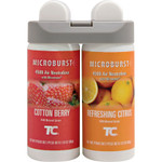 Rubbermaid Commercial Microburst Duet Refills, Cotton Berry/Refreshing Citrus, 3 oz, 4/Carton View Product Image