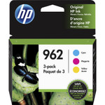 HP 962, (3YP00AN) 3-pack Cyan/Magenta/Yellow Original Ink Cartridge View Product Image