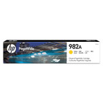 HP 982A, (T0B25A) Yellow Original PageWide Cartridge View Product Image