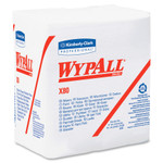 WypAll X80 Cloths, HYDROKNIT, 1/4 Fold, 12 1/2 x 12, White, 50/Box, 4 Boxes/Carton View Product Image