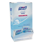 PURELL Cottony Soft Individually Wrapped Hand Sanitizing Wipes, 5" x 7", 120/Box View Product Image
