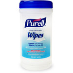 PURELL Hand Sanitizing Wipes, 5 7/10x7 1/2, Clean Refreshing Scent, 40/Canister, 6/CT View Product Image
