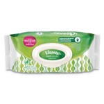 Kleenex Wet Wipes Sensitive With Aloe and Vitamin E for Hands and Face, White, 8 PK/CT View Product Image