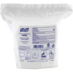PURELL Hand Sanitizing Wipes, 8.25 x 14.06, Fresh Citrus Scent, 1700 Wipes/Pouch, 2 Pouches/Carton View Product Image
