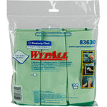 WypAll Microfiber Cloths, Reusable, 15 3/4 x 15 3/4, Green, 24/Carton View Product Image