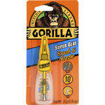 Gorilla Glue Super Glue with Brush and Nozzle Applicators, 0.35 oz, Dries Clear View Product Image