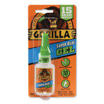 Gorilla Glue Super Glue Gel, 0.53 oz, Dries Clear, 4/Carton View Product Image