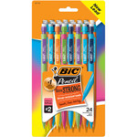 BIC Xtra-Strong Mechanical Pencil Value Pack, 0.9 mm, HB (#2.5), Black Lead, Assorted Barrel Colors, 24/Pack View Product Image