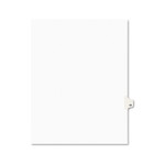 Avery Preprinted Legal Exhibit Side Tab Index Dividers, Avery Style, 10-Tab, 68, 11 x 8.5, White, 25/Pack, (1068) View Product Image