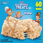 Kellogg's Rice Krispies Treats, Original Marshmallow, 0.78 oz Pack, 60/Carton View Product Image
