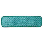 Rubbermaid Commercial Microfiber Dust Pad, 18.5 x 5.5, Green View Product Image