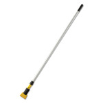 Rubbermaid Commercial Gripper Mop Handle, Aluminum, Yellow/Gray, 54" View Product Image