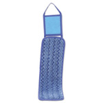 Rubbermaid Commercial HYGEN HYGEN Wet Pad w/Scrubber, Nylon/Polyester Microfiber, 18" Long, Blue View Product Image