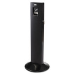 Rubbermaid Commercial Metropolitan Smokers' Station, Weighted Base, 1.6 gal, Galvanized Liner, 42.8 x 16.8 View Product Image