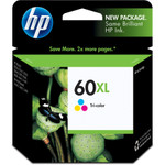 HP 60XL, (CC644WN) High Yield Tri-color Original Ink Cartridge View Product Image