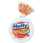 Hefty Soak Proof Tableware, Foam Plates, 7" dia, 60/Pack View Product Image