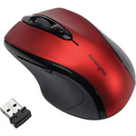 Kensington Pro Fit Mid-Size Wireless Mouse, 2.4 GHz Frequency/30 ft Wireless Range, Right Hand Use, Ruby Red View Product Image