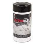 Read Right CD/DVD Kleen Cleaner Wet Wipes, 5 1/4 x 5 3/4, 75/Tub View Product Image