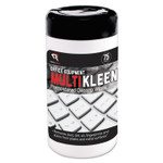 Read Right Office Equipment MultiKleen Wet Wipes, Cloth, 5 7/16 x 6 3/8, 75/Tub View Product Image