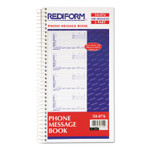 Rediform Telephone Message Book, 5 x 2 3/4, Two-Part Carbonless, 400 Sets View Product Image