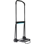 Kantek Ultra-Lite Folding Cart, 150 lb Capacity, 9.75 x 11 Platform, Black View Product Image