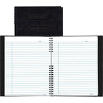 Blueline NotePro Notebook, 1 Subject, Medium/College Rule, Black Cover, 11 x 8.5, 100 Sheets View Product Image