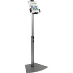Kantek Tablet Kiosk Floor Stand for 7" to 10" Tablets, Silver View Product Image
