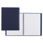 Blueline Duraflex Poly Notebook, 1 Subject, Medium/College Rule, Blue Cover, 11 x 8.5, 80 Sheets View Product Image