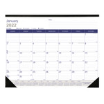Blueline DuraGlobe Monthly Desk Pad Calendar, 22 x 17, 2021 View Product Image