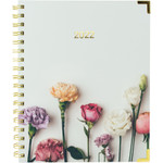 Blueline Romantic Weekly/Monthly Hard Cover Planner, 9.25 x 7.25, Floral Cover, 2021 View Product Image