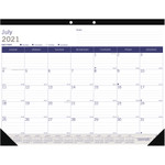 Blueline Academic Desk Pad Calendar, 22 x 17, White/Blue/Gray, 2020-2021 View Product Image