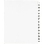 Avery Preprinted Legal Exhibit Side Tab Index Dividers, Avery Style, 25-Tab, 226 to 250, 11 x 8.5, White, 1 Set, (1339) View Product Image