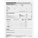 Rediform Employment Application, 8 1/2 x 11, 50 Forms View Product Image