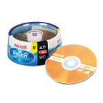 Maxell DVD-R Discs, 4.7GB, 16x, Spindle, Gold, 15/Pack View Product Image