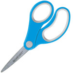 Westcott Soft Handle Kids Scissors, Pointed Tip, 5" Long, 1.75" Cut Length, Assorted Straight Handles, 12/Pack View Product Image