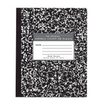 Roaring Spring Marble Cover Composition Book, Wide/Legal Rule, Black Cover, 8.5 x 7, 36 Sheets View Product Image