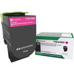 Lexmark 71B1HM0 Unison High-Yield Toner, 3500 Page-Yield, Magenta View Product Image