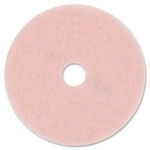3M Ultra High-Speed Eraser Floor Burnishing Pad 3600, 20" Diameter, Pink, 5/Carton View Product Image