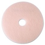 3M Ultra High-Speed Eraser Floor Burnishing Pad 3600, 21" Diameter, Pink, 5/Carton View Product Image