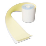 AmerCareRoyal No Carbon Register Rolls, 3" x 90 ft, White/Yellow, 30/Carton View Product Image
