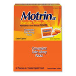 Motrin IB Ibuprofen Tablets, Two-Pack, 50 Packs/Box View Product Image