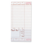 AmerCareRoyal Guest Check Book, Carbonless Duplicate, 4 1/5 x 8 1/2, 200/Pack, 10 Packs/Carton View Product Image